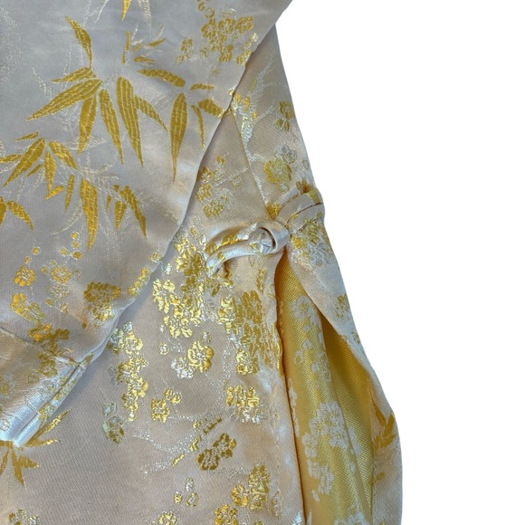Vintage‎ Asian Silk Embroidered Brocade Coat - Picture 10 of 13